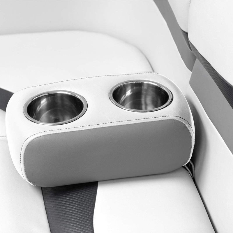 Wise 3059-1884 Pontoon Double Drink Holder with Stainless Steel Cup