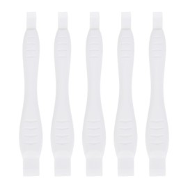 MECCANIXITY 5pcs Universal Pry Spudger Tool, Phone Pry Opening Tool Plastic Crowbar for Cell Phone, PC, Laptop Tablet Screen Repairing, White