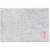 Okato Bathroom Foot Towel Mat, Gray, 13.8 x 19.7 inches