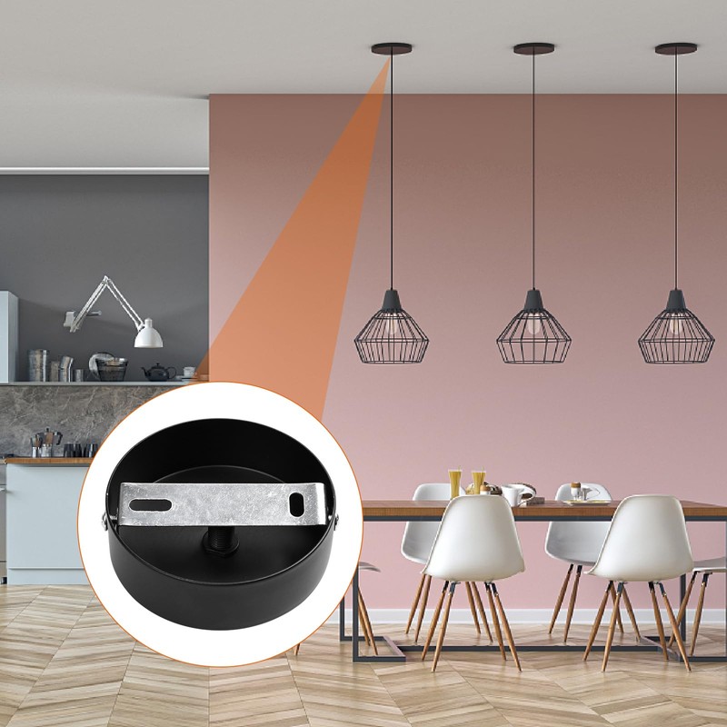 WAONIQ 2 Pieces Ceiling Lighting Canopy Kit, 80 x 25