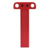 T Type Square Ruler Woodworking Aluminum Alloy Scriber Measuring Carpentry