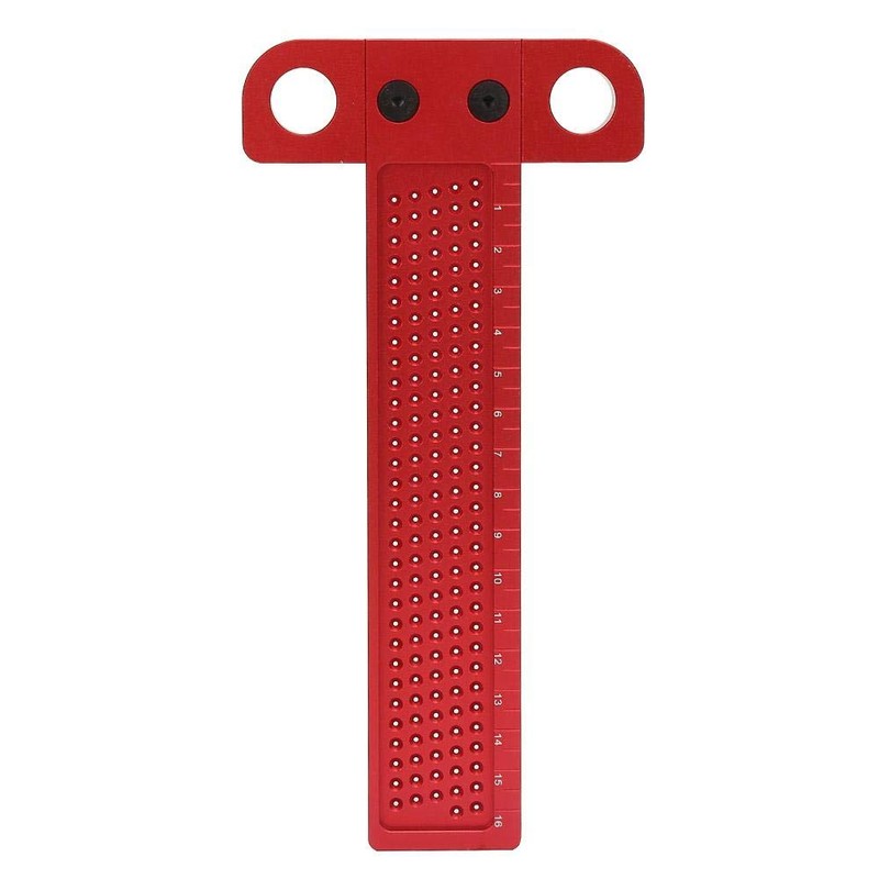 T Type Square Ruler Woodworking Aluminum Alloy Scriber Measuring Carpentry