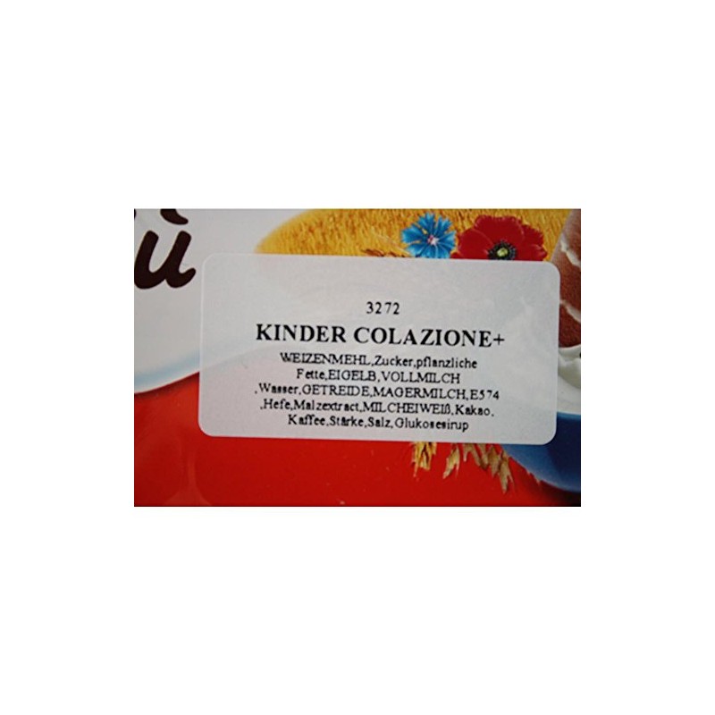 Kinder Colazione più Milk Cream Cut with Brioss (10 x