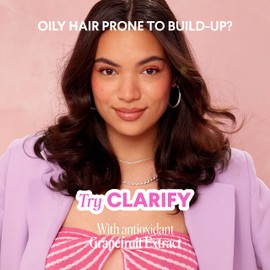 MONDAY HAIRCARE Clarify Shampoo 12oz for Oily Hair, Made with Grapefruit Extract, Coconut Oil and Vitamin E (350ml)