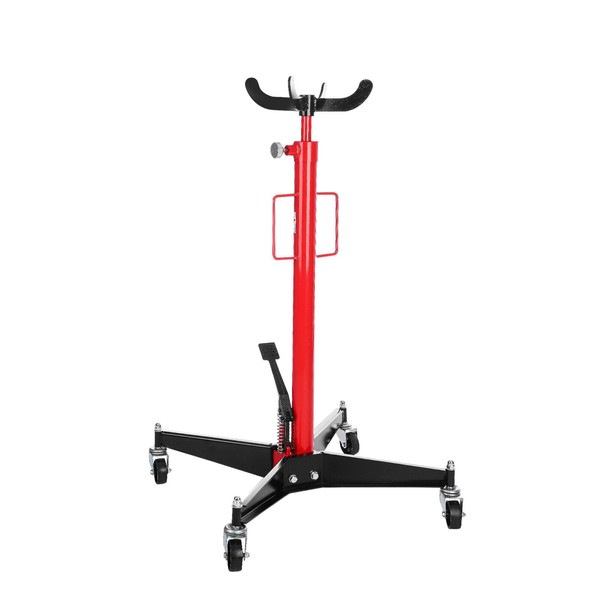 Youyijia 0.5T Hydraulic Telescopic Transmission Jack Lift 100cm - 190cm with Foot Pedal - Professional Car Gearbox Workshop Lift