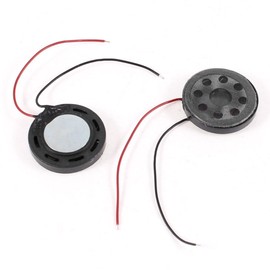 uxcell 2pcs 20mm Round Magnetic Magnet Speaker Tweeter Horn 8 Ohm 1W