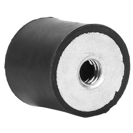 Walfront SEAFRONT 4 Pieces Non-Toxic Anti-Vibration Insulator Rubber Vibration Damper (DD20 x 20 M6)