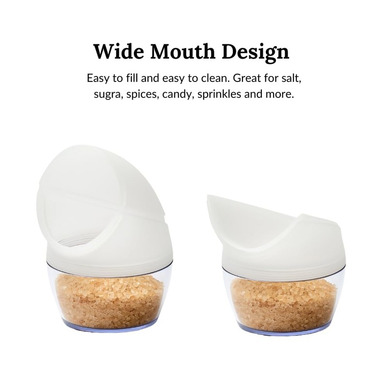 Prepara Zip Top Salt Pig, 5.75 Inch, Clear