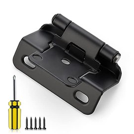 Ravinte - 50 unidades de 25 pares de bisagras de 1/2 pulgada para gabinetes de cocina con cierre automático, bisagras de puerta semi envo...