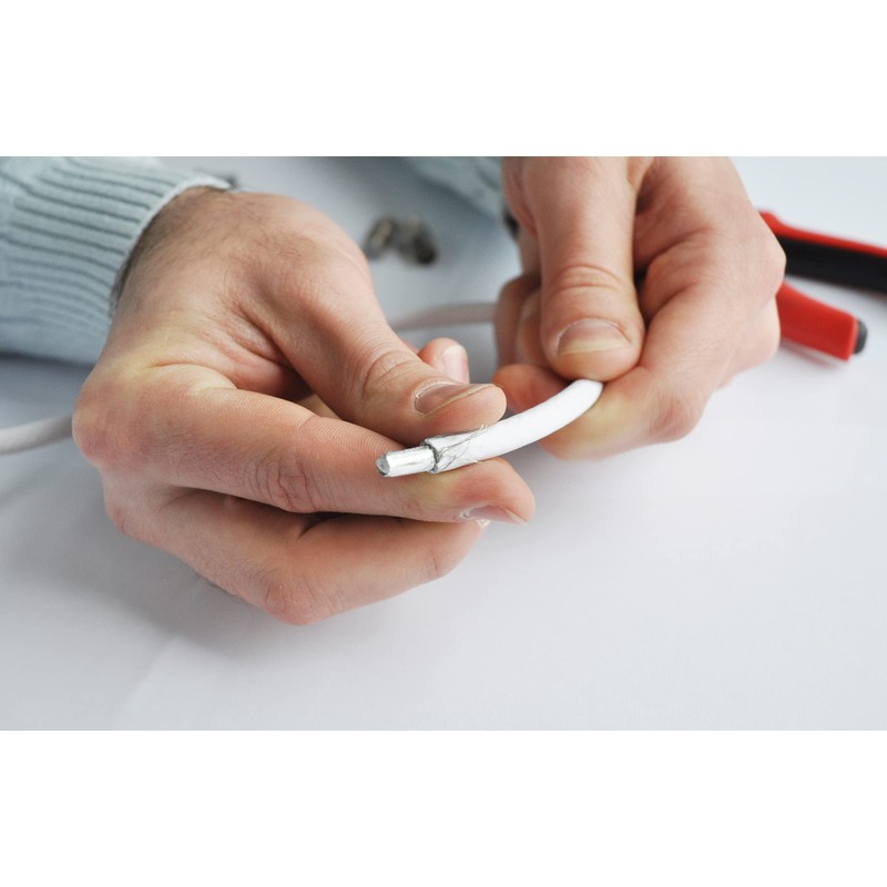 THE CIMPLE CO Coaxial Cable Compression Fitting Connector - for