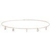 Bride Rhinestone Belly Chain - Adjustable Gold Waist Chain with