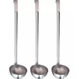 mdj Kit De Cucharones De Acero Inoxidable 3 Piezas Medio Litro