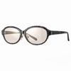 CHRISTIAN AUJARD Women's Sunglasses UV Protection Melanin Sunglasses, venus black/clear
