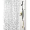 Spirella Galet PEVA Plastic Shower Curtain Opaque, 180 x 200