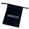 ANIEJUFI Anxiety Ring for Men Women Stainless Steel Spinner Rings