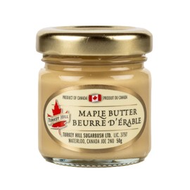 Turkey Hill Sugarbush Pure Canadian Premium Maple Butter with Spread Glass Jar, All Natural Delicious Ingredients for Kids and Adults, 50 grams (Pack of 3)