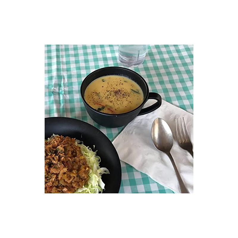 Tradition Acoustic TRIBECA PLAWARE Soup Cup, Black, 15.9 fl oz