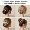 4 piezas de esponja mágica para moños de pelo con