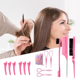 Styling Combs for Women - Teasing Brush | Portable Detangling Combs Hairbrush Kit for Women Girls Braiding Teasing Salon Barber Home Travel