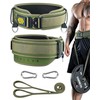 MANUEKLEAR 2-in-1 Dip Belt & Lifting Belt with 36.7 In