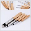 VICASKY 8pcs Circular Clay Hole Cutters Pottery Puncher Tools for