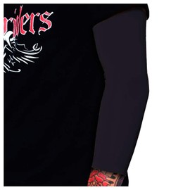 Tat2X Ink Armor Premium 3/4 Arm Tattoo Cover Up Sleeve - No Slip Gripper - U.S. Made - Black - XL2X (Single arm/Elbow Sleeve)