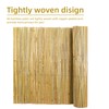 Natural Bamboo Slat Screening,6.5FT x 13FT Bamboo Fence Panel for