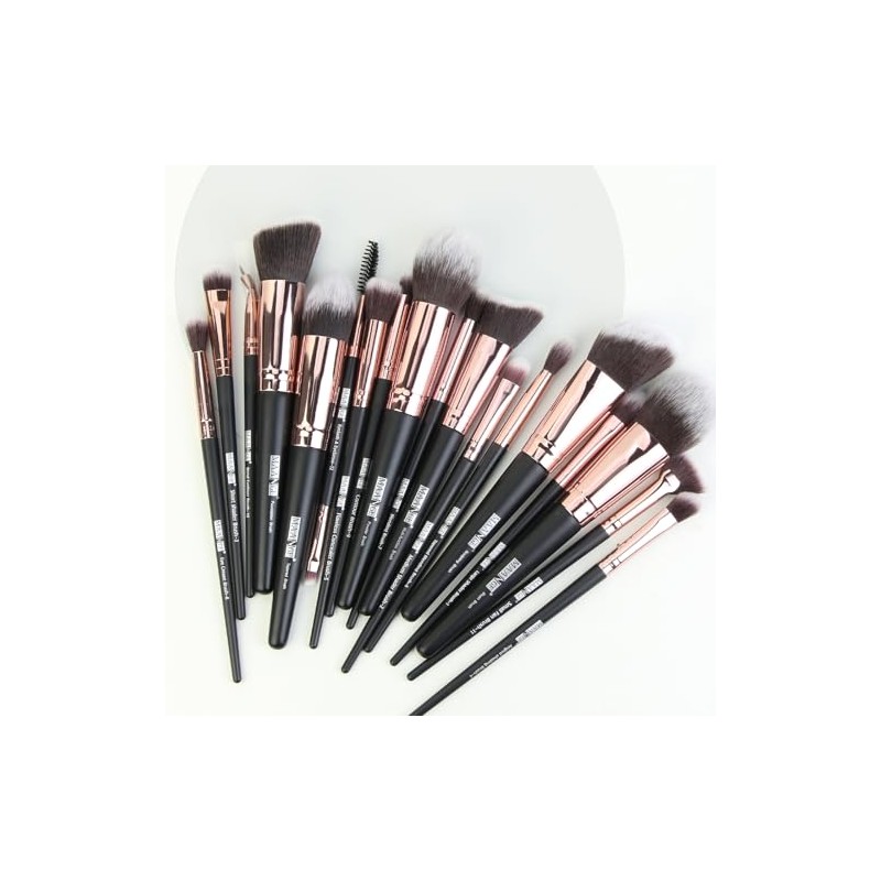 MAANGE 18 PCS Brochas Maquillaje Set de Brochas para Maquillaje