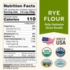 Organic Rye Flour by Doudlah Farms - USA Grown, Non-GMO,