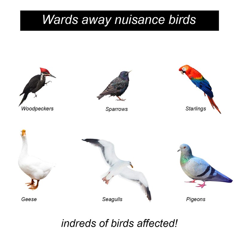 Woodpecker Rods for House,Bird Reflective Devices Outdoor,Reflective Scare Rods,Bird Reflectors