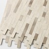 BeNice Marble Peel and Stick Backsplash Stick Tiles Subway Beige