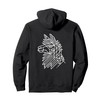 Llama Wire Frame Pullover Hoodie