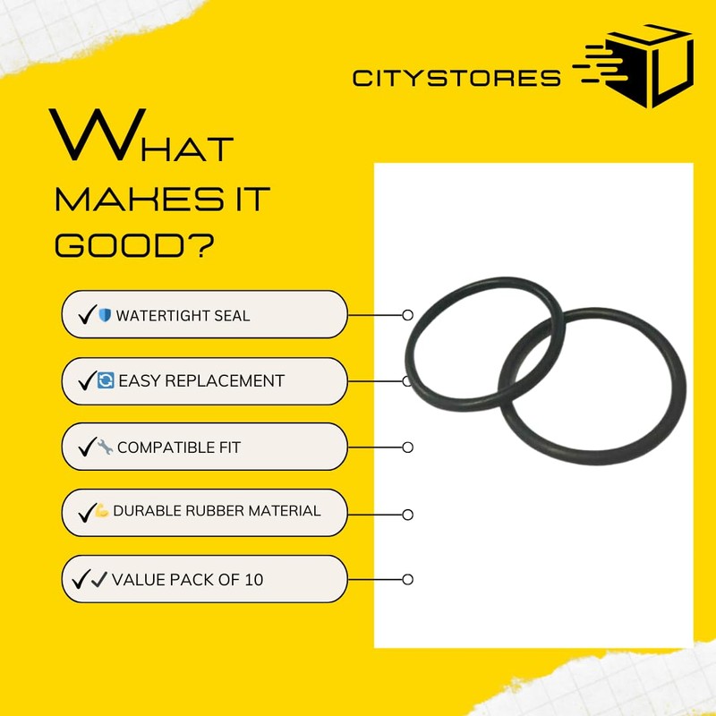 Citystores® 10 Pack x 38mm O Ring Oring O'ring O-ring