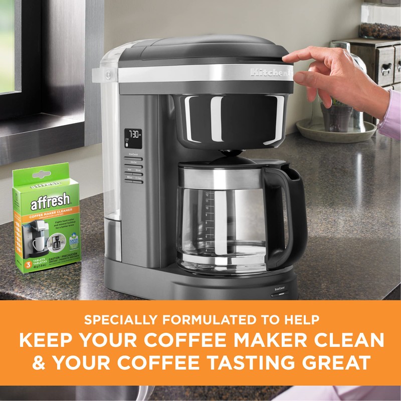 Affresh Coffee Maker Cleaner, Works with Multi-cup and Single-serve Brewers,