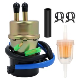 Turbook 49040-1055 Electric Fuel Pump Fit for Kawasaki Mule 3000 3010 3020 2520 2500 2510 1000 with 27034-1053 Fuel Pump Cut Off Relay