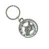 Siamese Cat Keychain, Pewter, C008KC, 1 1/2 inches, 100% American