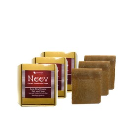 Handmade Neve, Amla ri-ta Deer Kai heauxossyu Soap Neev Amla Ritha Shikakai Hair Wash Soap Set of