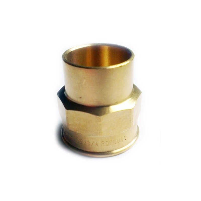 Brass Plumbing Fittings for Solder with Copper Pipes 18mm x