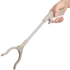 Tofficu Long Handle Grabber Reacher Tool, 40CM Grabbers for Elderly, Trash Claw Grabber, Pickup Stick, Rubbish Tong, Reaching Tool for Adults Litter Pickers Sanitation Workers