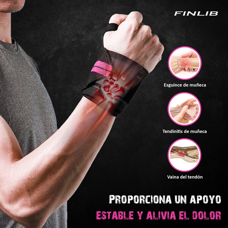 Gym Fitness Crossfit Handgelenkbandage (Violett)