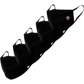 AZX Protech 5 Fabric Masks - Filtration Over 90% Guarantee 50 Washes - Mask for Adults, Complies with New Regulations 2021, Pack of 5