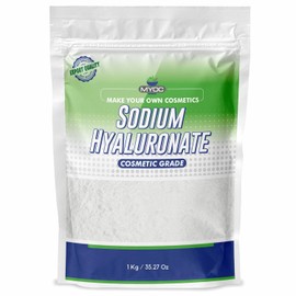 Sodium Hyaluronate Powder 1000 g / 35.27 oz – Cosmetic Grade Hyaluronic Acid Powder for Skincare Formulation, Serums, Creams & DIY Beauty Products