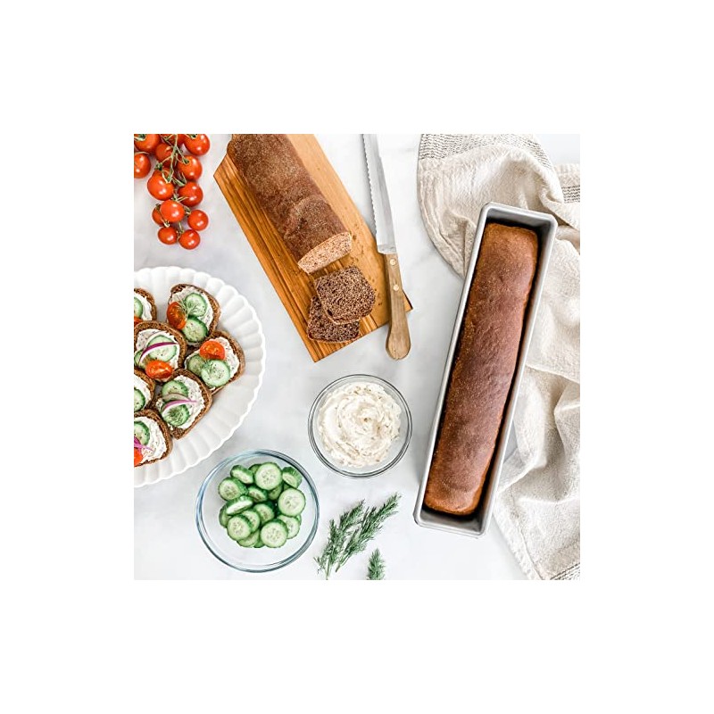 USA Pan Bakeware Nonstick Cocktail Sandwich Loaf Pan