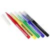 com-four® 5 x Textile Markers Fine Tip Laundry Markers in