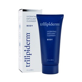 Trilipiderm Hydrating Exfoliant Cleanser – FACE, 3-in-1 Body Wash, Scrub & Hydrator, Fragrance-Free Gentle Skin Care Exfoliating Daily Face Cleanser - Travel-size, 3 ounces
