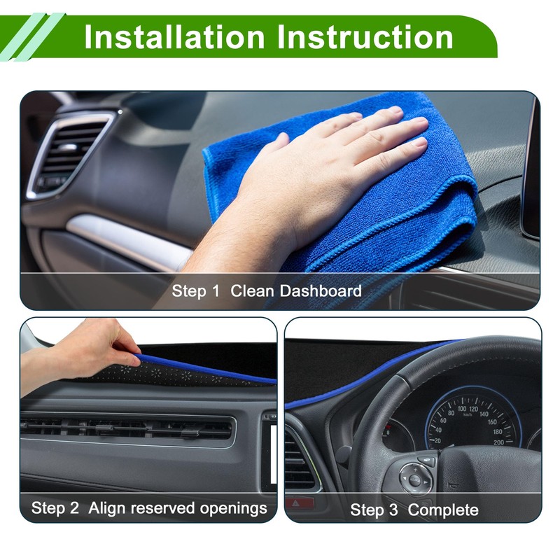 HOPESPANNER Dashboard Cover for Lexus ES350 ES300h 2013-2018 Non-Slip Interior