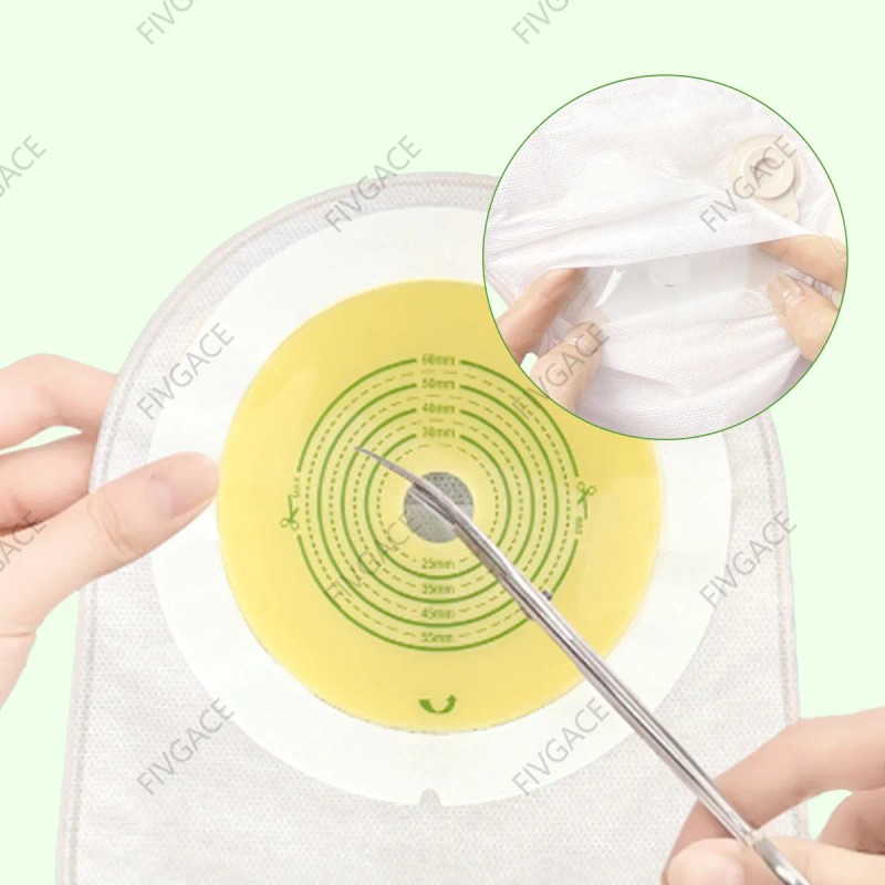 10pic Bolsa Ostomía Con Filtro Carbón Antifugas Salida Gases