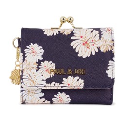 Paul & Joe PJA-W972 Women's Chrysantheme Print Mini Wallet with Clasp, navy