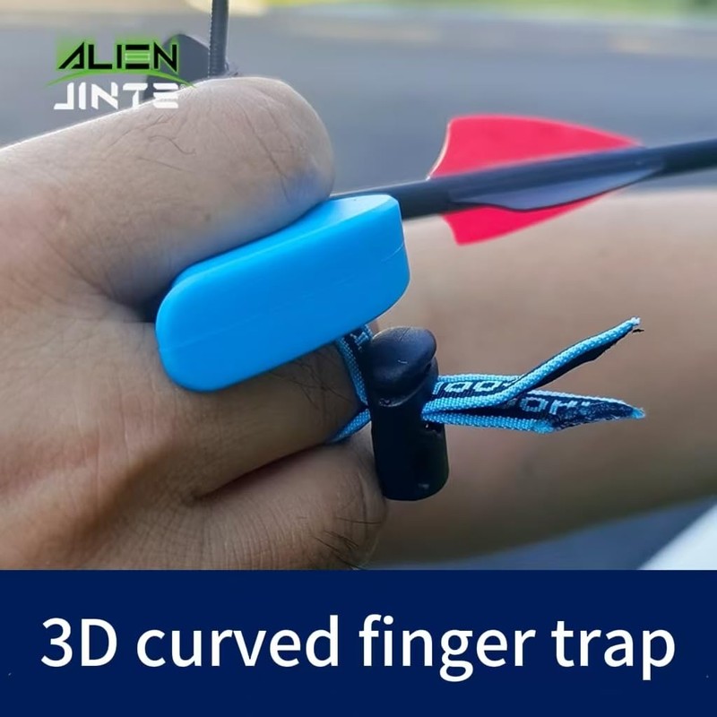 Archery Metal Finger Tab & Finger Guard Set – Purple