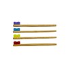 Organic Baby Bamboo Toothbrushes | 4 Pack | Soft Bristles